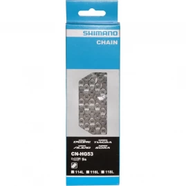Цепь SHIMANO DEORE, HG53, 9 скоростей, 116 звеньев, ампульный пин (1шт)