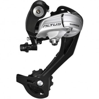 Переключатель задний SHIMANO ALTUS, M370, SGS, 9 скоростей, серебристый Переключатель задний SHIMANO ALTUS, M370, SGS, 9 скоростей, серебристый