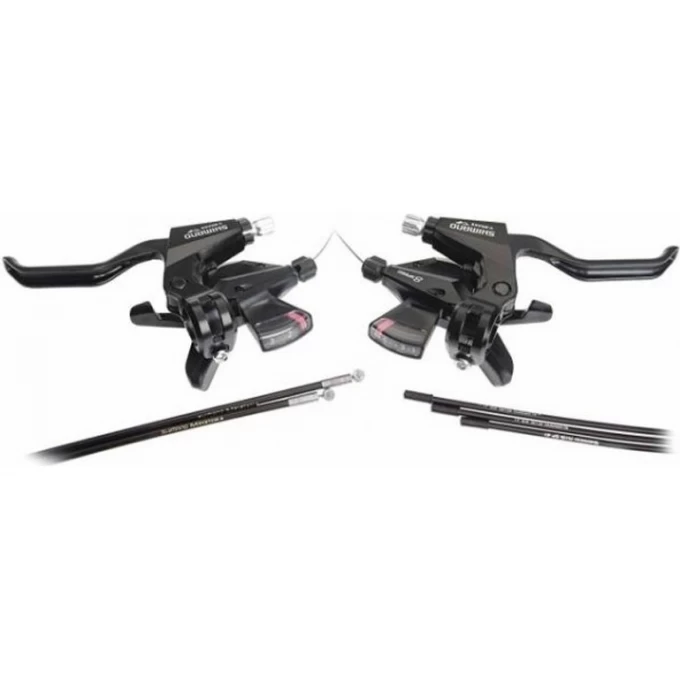 Шифтер/Тормозная ручка SHIMANO ALTUS, M310, ЛЕВ/ПР, 3X8СК, ТРОС+ОПЛЕТКА ESTM3102PTA3S Шифтер/Тормозная ручка SHIMANO ALTUS, M310, ЛЕВ/ПР, 3X8СК, ТРОС+ОПЛЕТКА ESTM3102PTA3S
