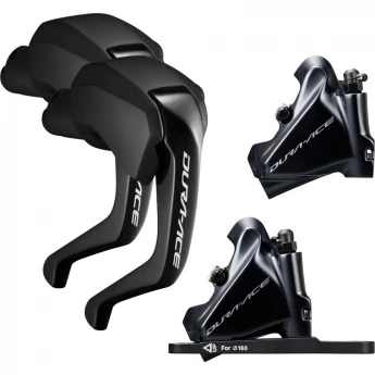 Шифтер/Тормозная ручка SHIMANO DURA-ACE DI2, ST-R9180/BR-R9170, ПРАВЫЙ, НА 11СК. ПОД ПЕРЕД ДИСК. ТОРМ., ДЛЯ РОТОР.140мм