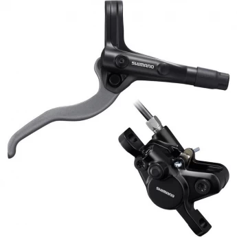 Тормоз дисковый SHIMANO MT400, BL(левый)/BR(передний), полимерные колодки, 1700мм, серебристый