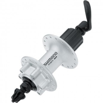 Втулка задняя SHIMANO M475, 32 отверстия, 8/9 скоростей, 6-болтов, QR 166 мм, серебристый
