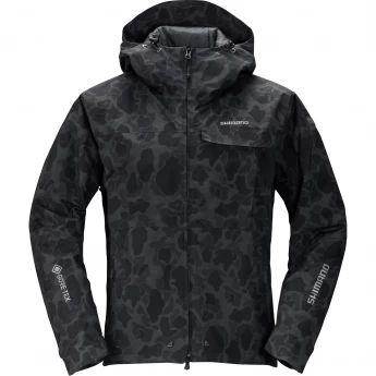 Куртка утеплённая SHIMANO RB-01JS GORE-TEX черный камуфляж 2XL