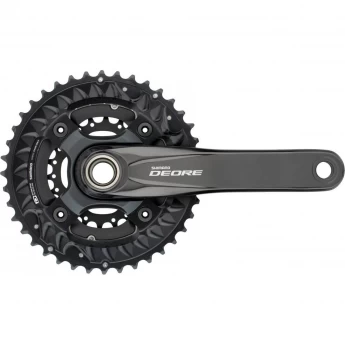 Система SHIMANO DEORE, M6000-3, 170 мм, интегрированный вал, 10 скоростей, 40/30/22T без каретки, черный