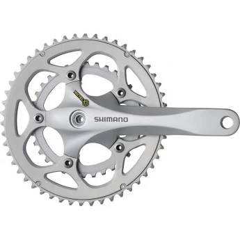 Система SHIMANO R345, 175 мм, OCTALINK, 50/34T без каретки, 9 скоростей, серебристый