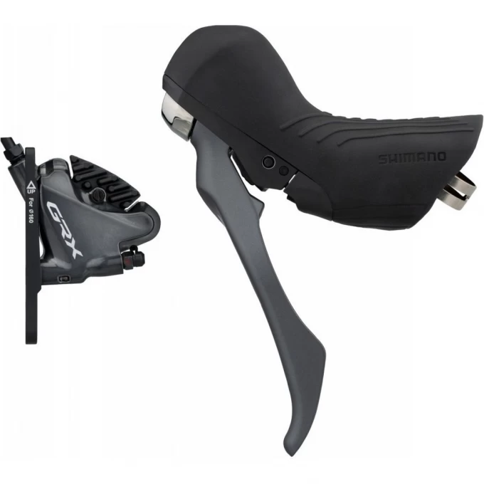 Тормоз дисковый SHIMANO GRX, j-kit direct, (левый BL-RX810)/(передний BR-RX810(F), полимерная колодка IRX8104DLF6SC100 Тормоз дисковый SHIMANO GRX, j-kit direct, (левый BL-RX810)/(передний BR-RX810(F), полимерная колодка IRX8104DLF6SC100