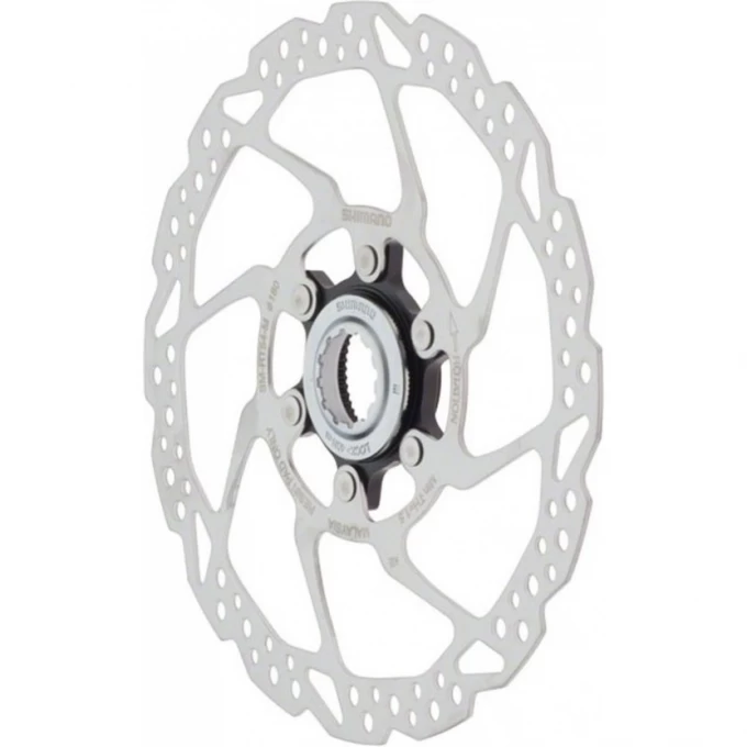 Тормозной диск SHIMANO, RT26, 180мм, 6-болт, только для пластиковых колодок ESMRT26M Тормозной диск SHIMANO, RT26, 180мм, 6-болт, только для пластиковых колодок ESMRT26M