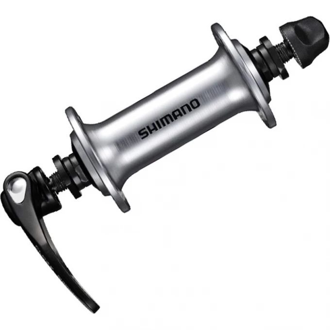 Втулка передняя SHIMANO RS400, 32 отверстий QR 133мм, серебристый EHBRS400BS Втулка передняя SHIMANO RS400, 32 отверстий QR 133мм, серебристый EHBRS400BS