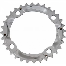 Звезда передняя SHIMANO FC-M430-8 32T серебристая, с защитой