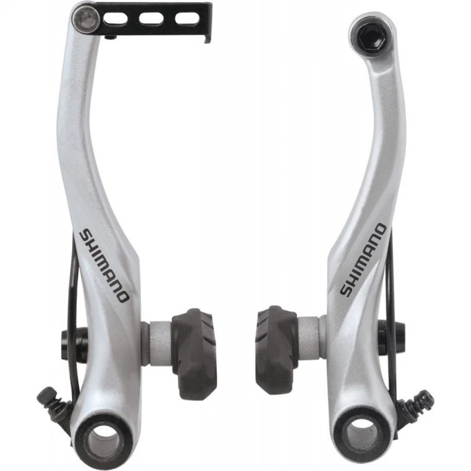 Тормоз v-br SHIMANO ALIVIO, T4000, задние, колодки S65T, серебро EBRT4000RX43SSP Тормоз v-br SHIMANO ALIVIO, T4000, задние, колодки S65T, серебро EBRT4000RX43SSP